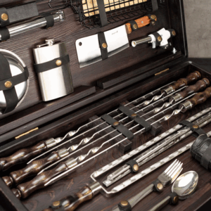 bbq tool kit, bbq tools box, father's day gift, father's day, luxury gift guide, gifts for him, gifts for dad, luxury gifts for him