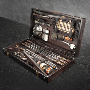 bbq tool kit, bbq tools box, father's day gift, father's day, luxury gift guide, gifts for him, gifts for dad, luxury gifts for him