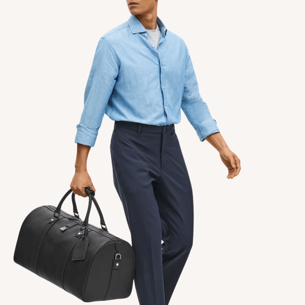Men's Weekender Bag, Travel Duffle Bag, Men's Gift, Luxury Gift Guide, Father's Day