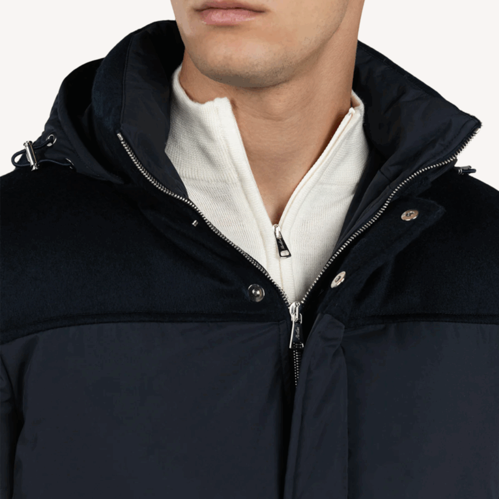 Navy Ski Jacket, Men's Gift Ideas, Luxury Gift, Father;'s Day